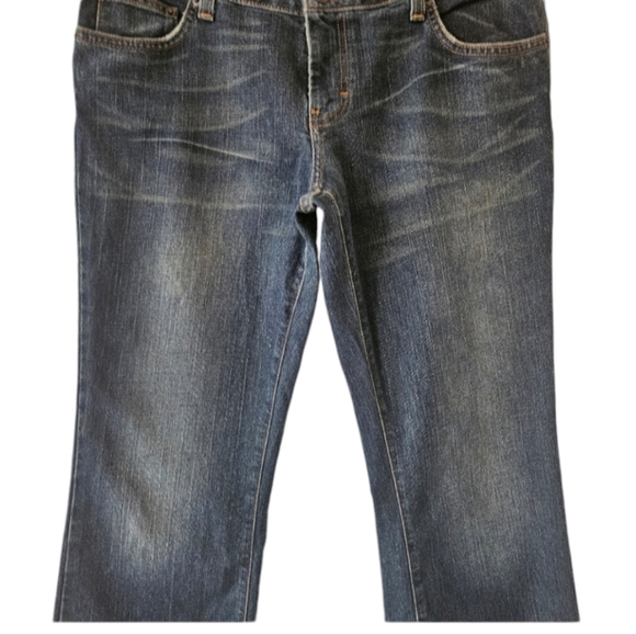 📌21 AMERICAN EAGLE EXTREME LOW RISE SKINNY FLARE JEANS WOMEN'S SIZE 12R - Picture 7 of 12